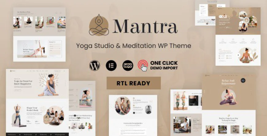 Mantra v1.0.5 - Chủ đề WordPress về Yoga Fitness