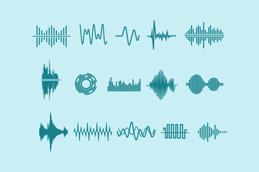 Icon tín hiệu âm thanh, sound icon, Audio signal icons share miễn phí